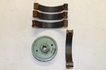 Brzda elektromotoru, včetně výroby kompletní brzdové čelisti, 25x4x100 mm B1126