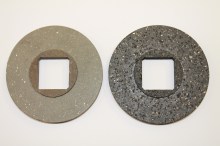 Brzdová lamela elmag. brzdy tiskového stroje 93x30x10-6 mm