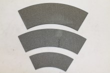 Kovací lis LZK1000, třecí segmenty brzdové a spojkové lamely R500xR350x8mm-60°,R470xR350x8mm-60°,R300xR205x8mm-60°mat.BM-11