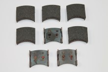 Letadlo, brzdové destičky 41x36x4 mm, FTL178