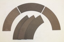 Segmenty třecí lamely, 730x520x8mm-60° FTL178