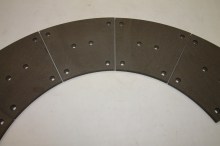 Svislý kovací lis LMZ1600, třecí segmenty lamely,R525xR315x10 mm - 30° vrt.,FTL178